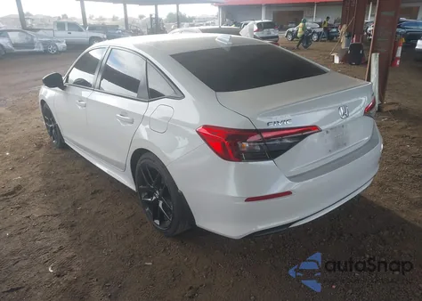 2023 Honda Civic Sport z USA, uszkodzony, nr VIN 2HGFE2F55PH528232